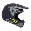Fly Racing 2024 Kinetic Menace Helmet Matte - Grey / Hi-Vis