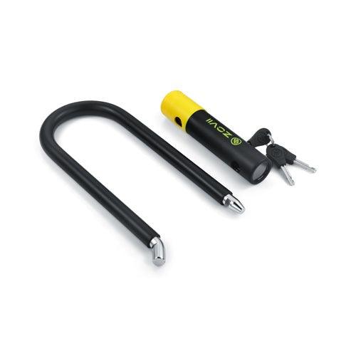 Zovii U-Lock Zinc Alloy + Carbide-reinforced Steel (with Alarm) - - zovii - Electric Monkey NZ