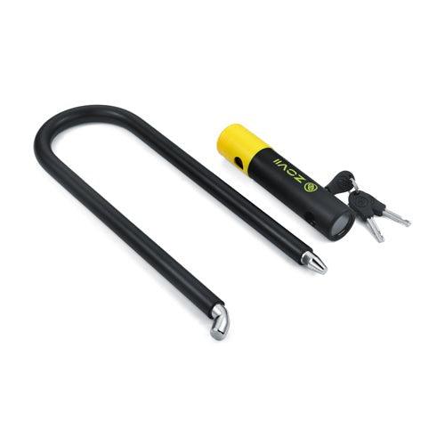 Zovii U-Lock Zinc Alloy + Carbide-reinforced Steel (with Alarm) - - zovii - Electric Monkey NZ