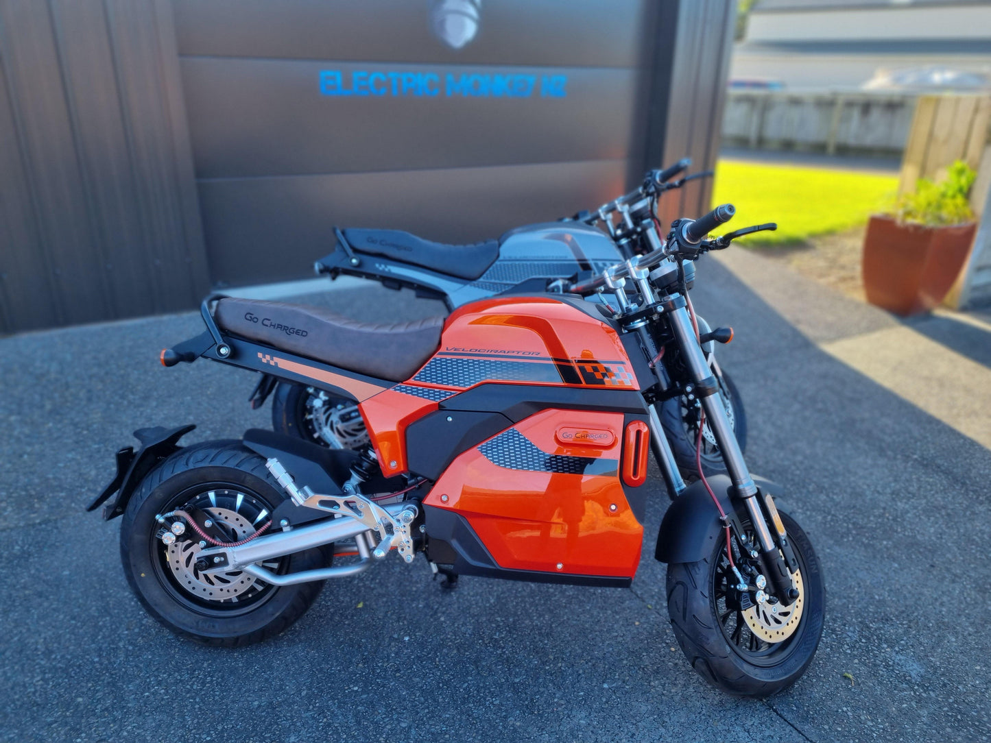 Go Charged Velociraptor electric scooter - road legal - Electric Monkey NZ