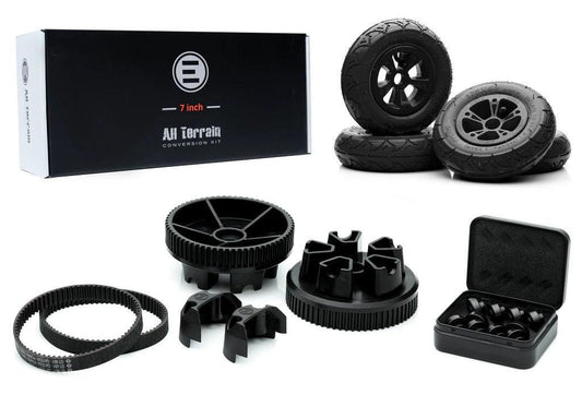 Evolve All Terrain Conversion Kit (175mm / 7inch with 66T) - Skateboard Wheels - parts, skateboards - Electric Monkey NZ