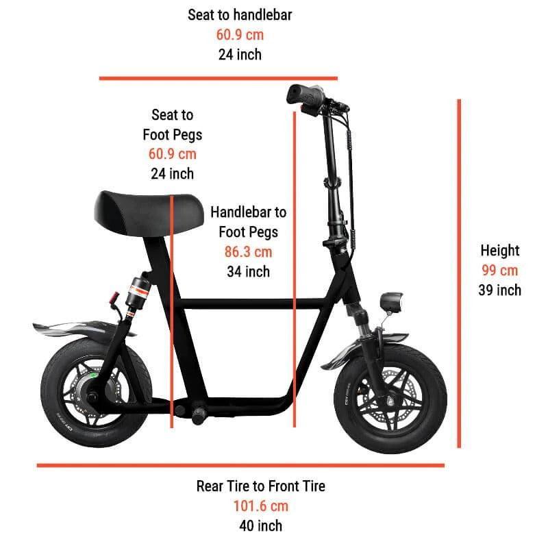 Fiido Q1S - Seated Electric Scooter - With free $150 worth of accessories - Electric Scooter - Scooters - Electric Monkey NZ