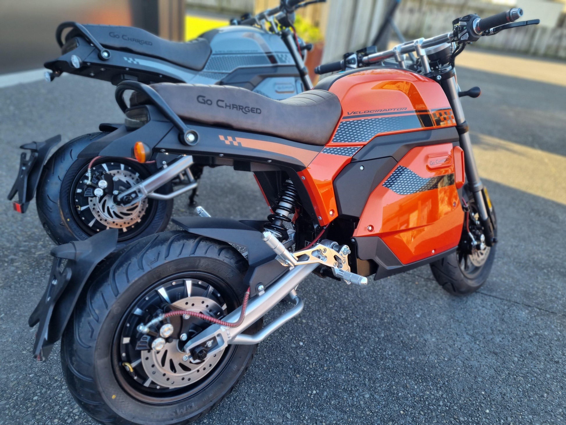 Go Charged Velociraptor electric scooter - road legal - Electric Monkey NZ
